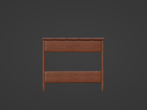 Wooden Side Table 3D 模型