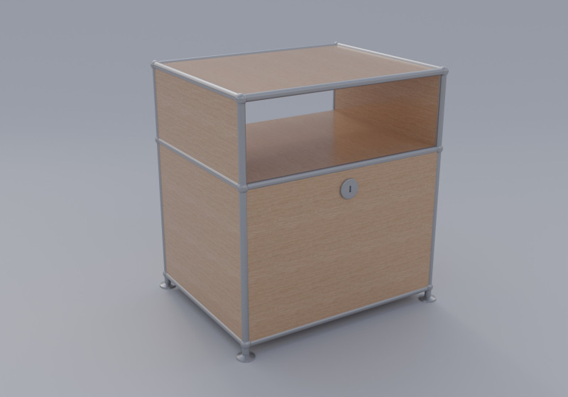 Bedside Table 3D 模型 .c4d .max .obj .3ds .fbx .stl .blend 