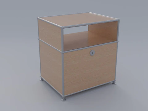 Bedside Table 3D Model