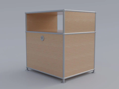 Bedside Table 3D Model