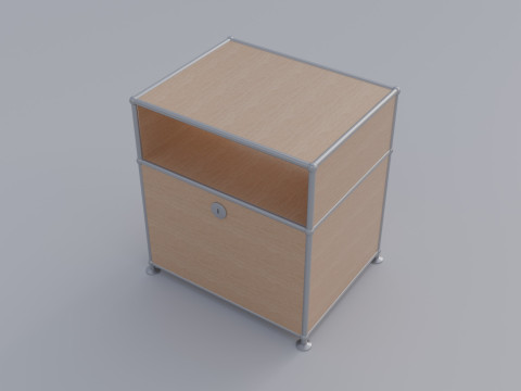 Bedside Table 3D 模型