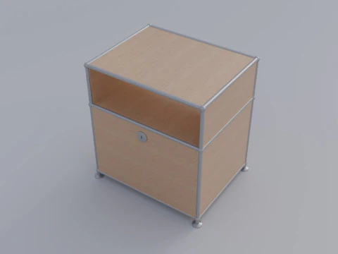 Bedside Table 3D Model