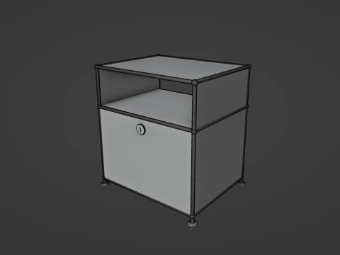 Bedside Table 3D Model