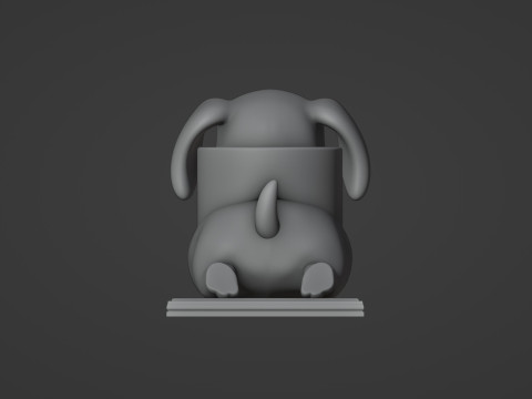 Puppy Dog Pen Holder 3D प्रिंट मॉडल