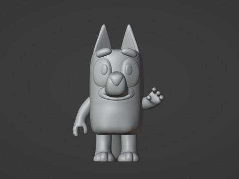 Bluey 3D प्रिंट मॉडल