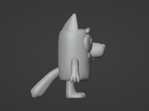 Bluey 3D प्रिंट मॉडल