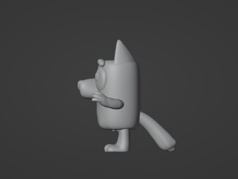 Bluey 3D प्रिंट मॉडल