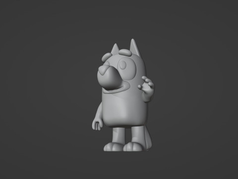 Bluey 3D प्रिंट मॉडल