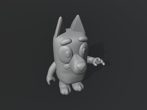Bluey 3D प्रिंट मॉडल