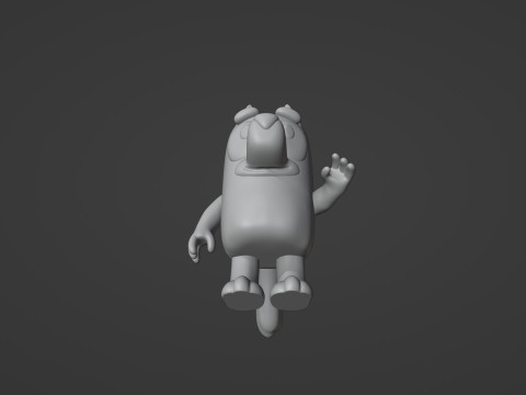 Bluey 3D प्रिंट मॉडल