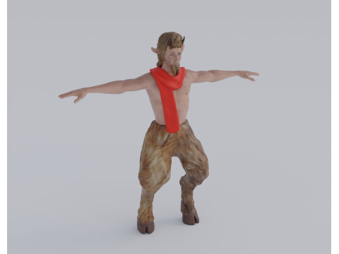 Mr Tumnus From Narnia 3D 模型