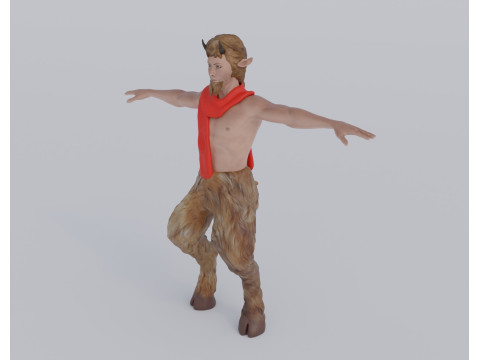 Mr Tumnus From Narnia 3D Modell