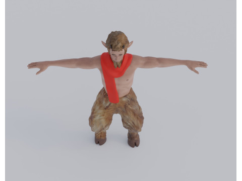 Mr Tumnus From Narnia 3D Modell