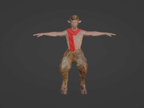 Mr Tumnus From Narnia 3D Modell