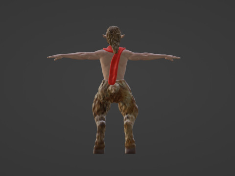 Mr Tumnus From Narnia 3D Modell