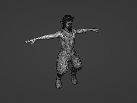 Mr Tumnus From Narnia 3D Modell