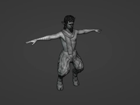 Mr Tumnus From Narnia 3D Model