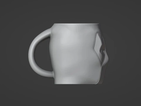 Caneca Deadpool Modelo de Impressão 3D