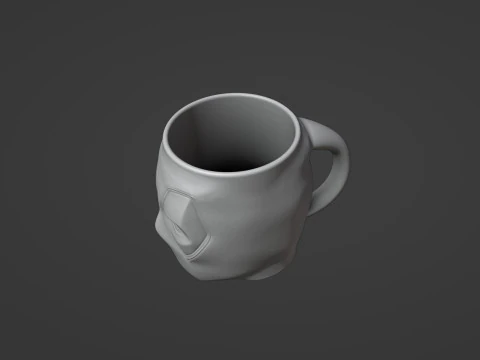Caneca Deadpool Modelo de Impressão 3D
