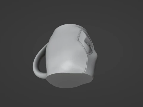 Caneca Deadpool Modelo de Impressão 3D