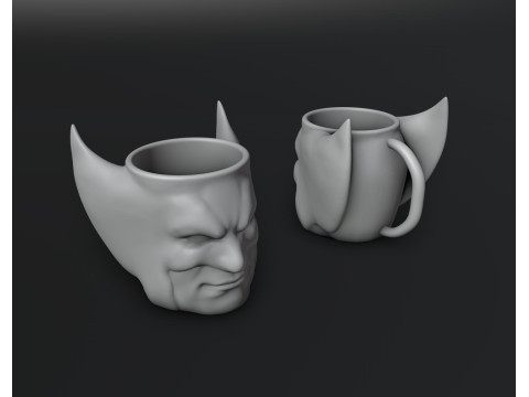 Wolverine Mug 3D 打印模型