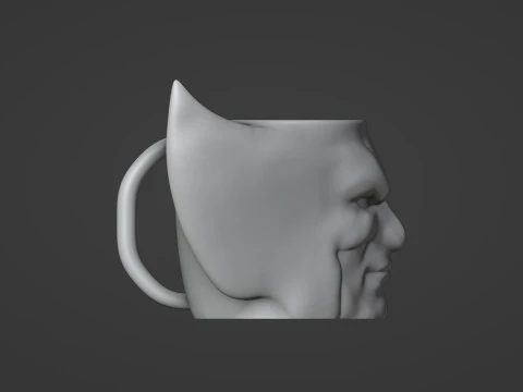 Wolverine Mug 3D Print Model