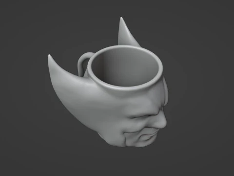 Wolverine Mug 3D Print Model