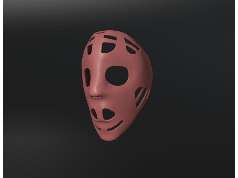 Tony Esposito Mask Hockey Modèles 3D en vedette