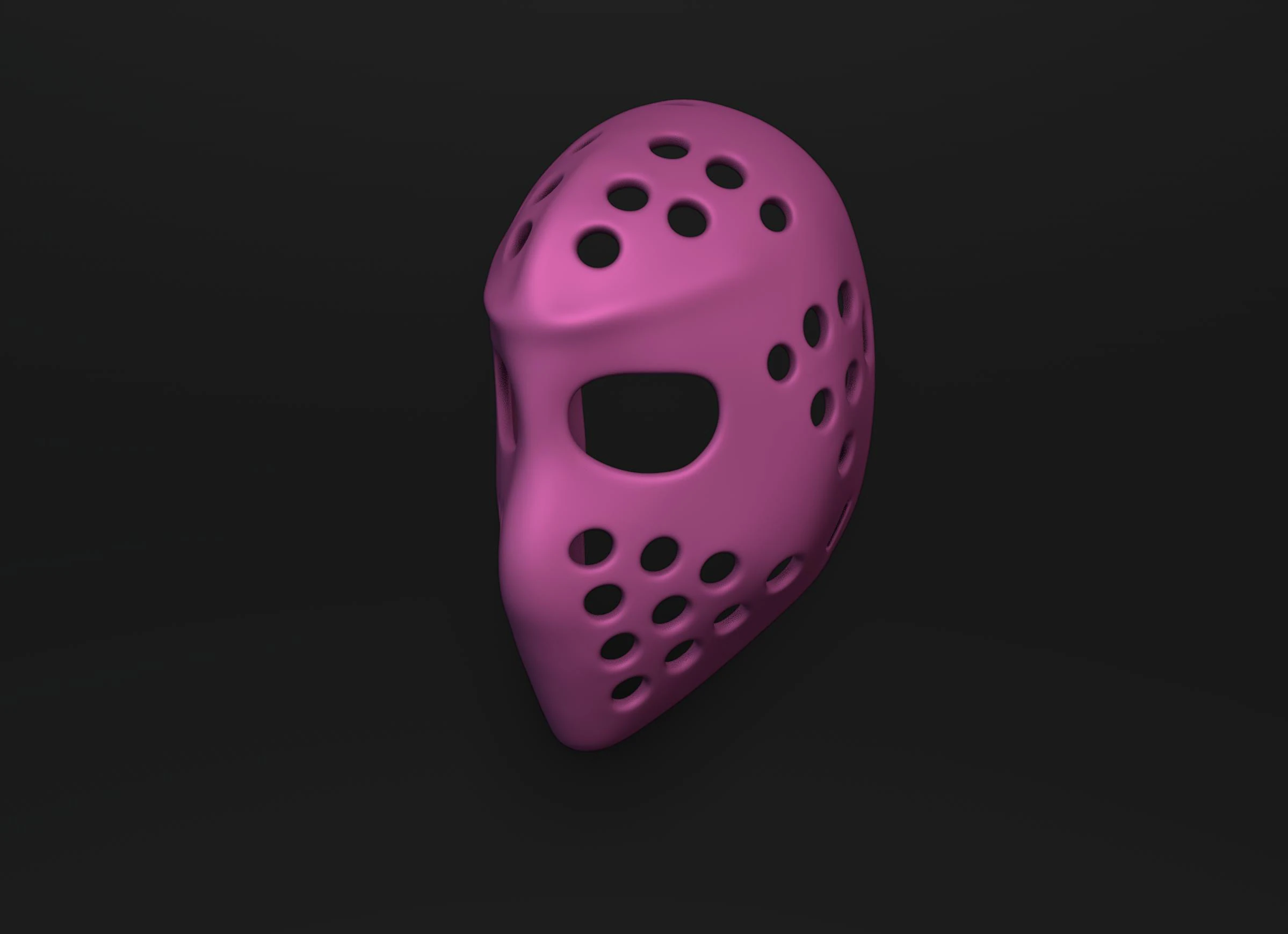 Gary Smith Mask Hockey 3D Print Model .c4d .max .obj .3ds .fbx .stl .blend