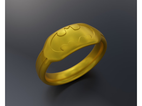 Batman Ring 3D Print Model