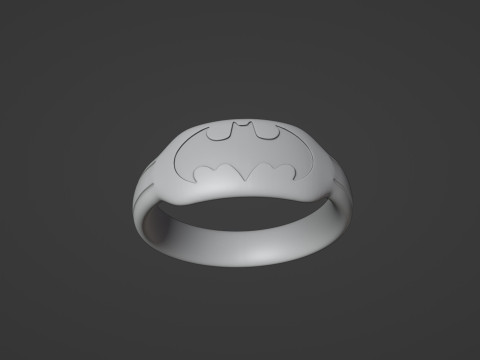 Batman Ring 3D Druckmodell