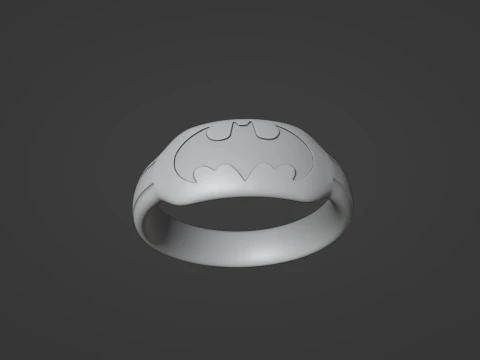 Batman Ring 3D Print Model