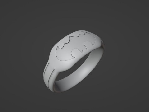Batman Ring 3D Druckmodell