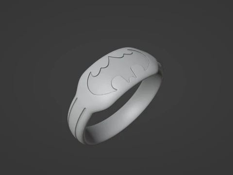 Batman Ring 3D Print Model