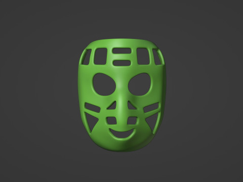 Glenn Hall Mask Hockey 3D Baskı Modeli