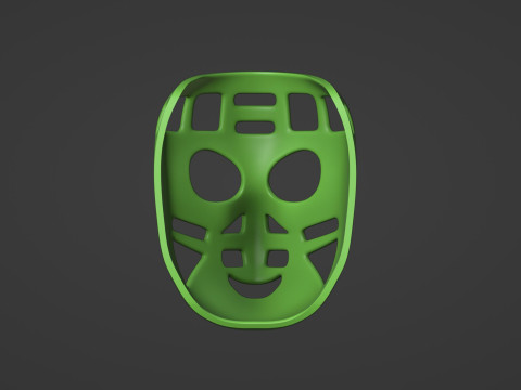 Glenn Hall Mask Hockey 3D Baskı Modeli
