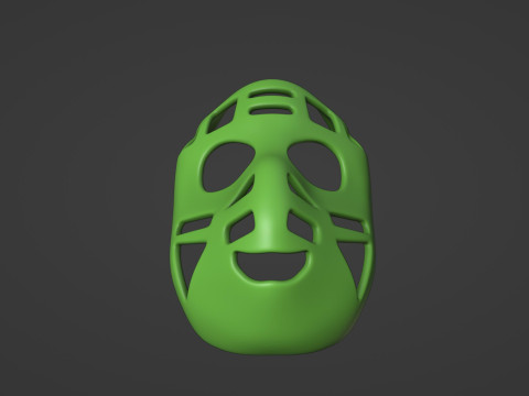 Glenn Hall Mask Hockey 3D Baskı Modeli