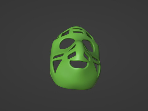Glenn Hall Mask Hockey 3D Baskı Modeli