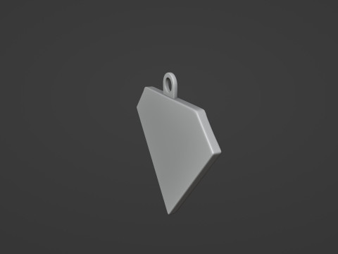 New Superman Logo Keychain 3D-printmodel