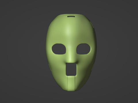 Jacques Plante Mask Hockey Modèles 3D en vedette