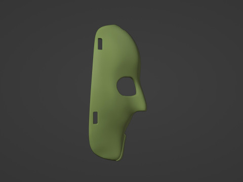 Jacques Plante Mask Hockey Modèles 3D en vedette