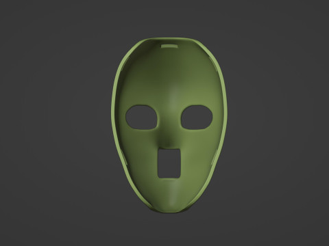 Jacques Plante Mask Hockey Modèles 3D en vedette