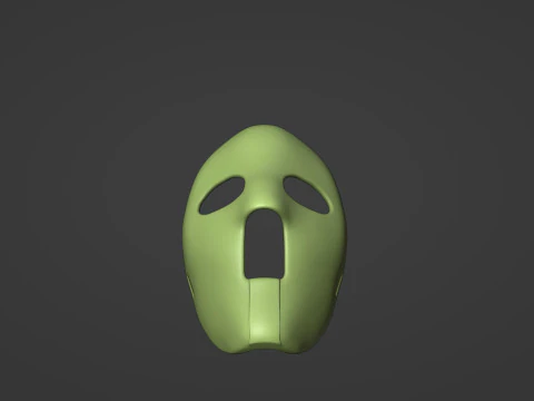 Jacques Plante Mask Hockey 3D Print Model