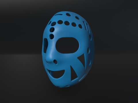 Rogie Vachon Mask Hockey 3D प्रिंट मॉडल