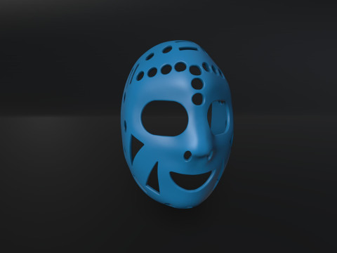 Rogie Vachon Mask Hockey 3D 打印模型