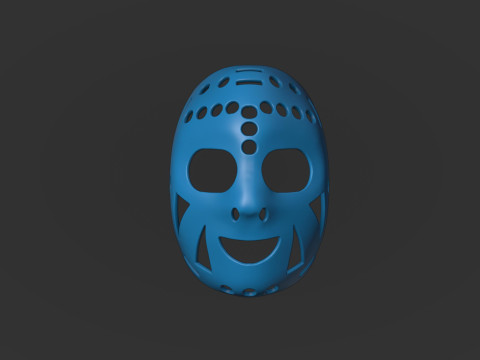 Rogie Vachon Mask Hockey 3D 打印模型