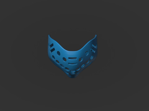 Rogie Vachon Mask Hockey 3D 打印模型