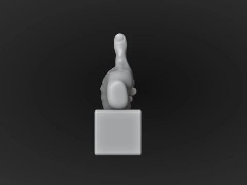 Thumbs Up Motivational Reminder 3D Print Model