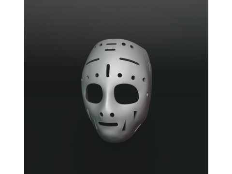 Vintage Hockey Masks Pack 3D-printmodel