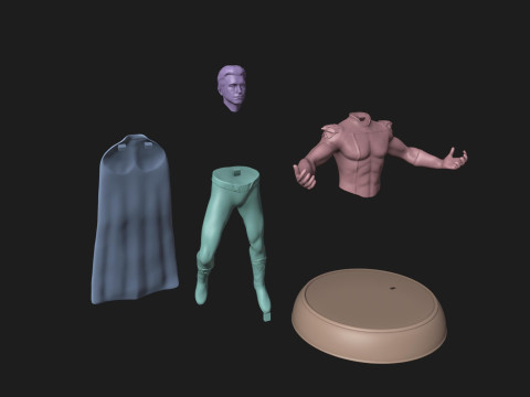Homelander From The Boys Model Cetak 3D